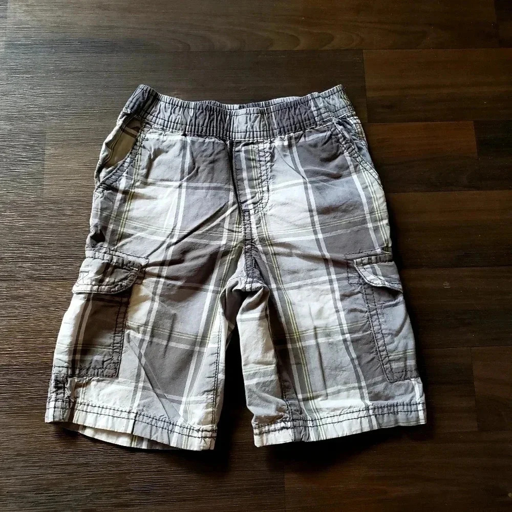 Epic Threads Boys Cargo Shorts Green Gray White Ch